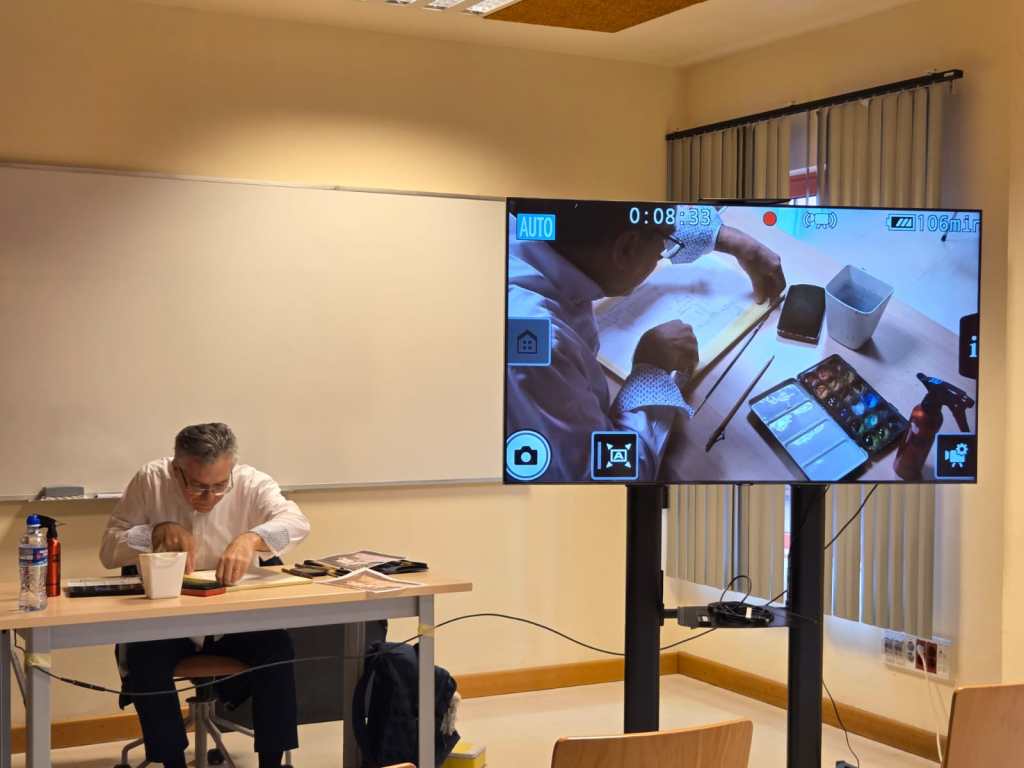 «PASANDO DE LA PERSPECTIVA” CON JOSÉ BALSEIROS: DIBUJO URBANO Y ACUARELA EN DOS SESIONES&nbsp;PRÁCTICAS